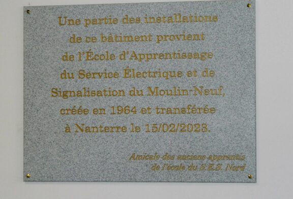 Inauguration plaque commémorative